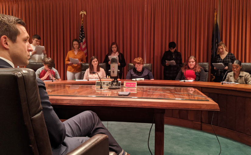 Being Heard: Students Presenting Live to State Senators on Local Issues—Part 7 of The Nebraska Experience